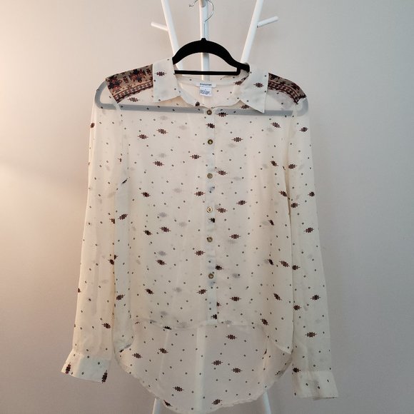 see through button up shirt- prototype - Picture 1 of 7